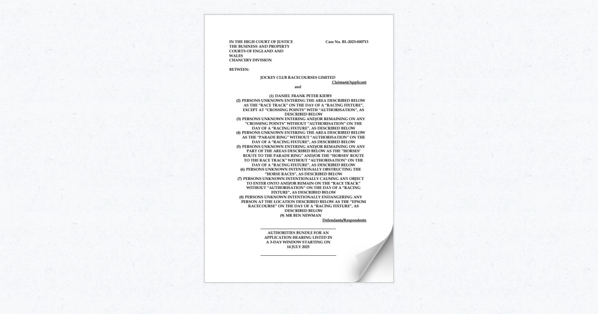 High Court Judgment Template