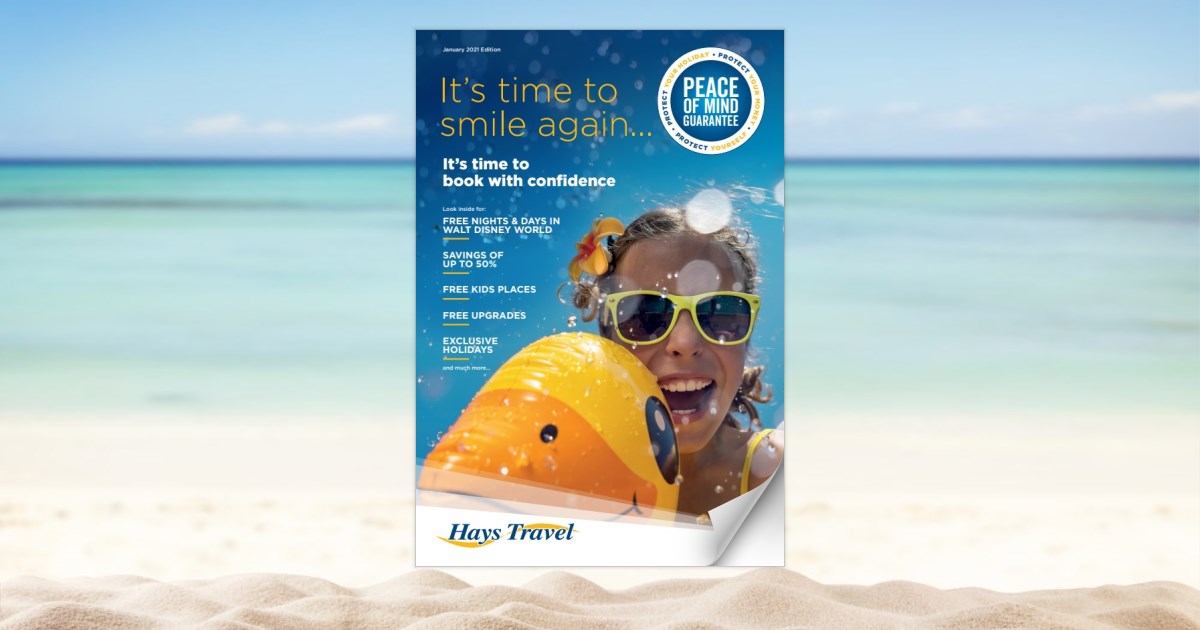 It's time to smile again with Hays Travel