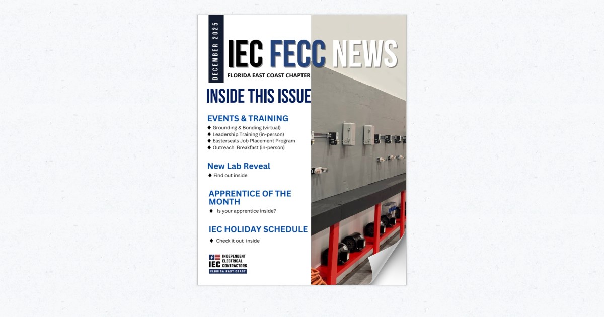 December 2025 IEC FECC News