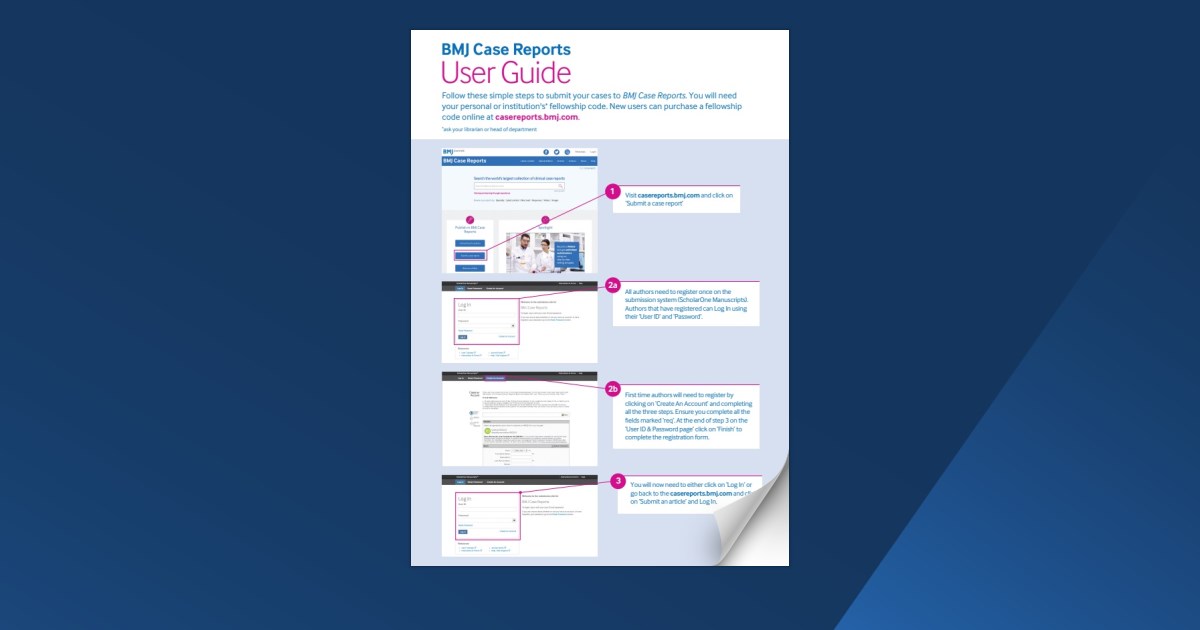 BMJ Case Reports User Guide