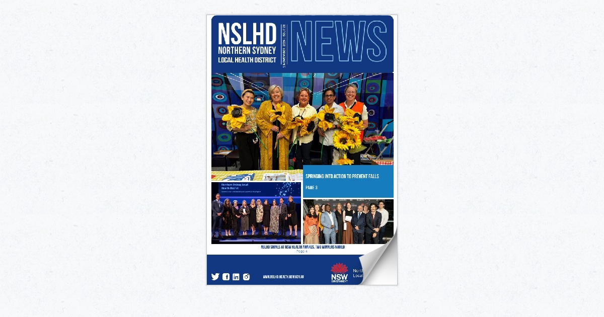NSLHD News - 1 November