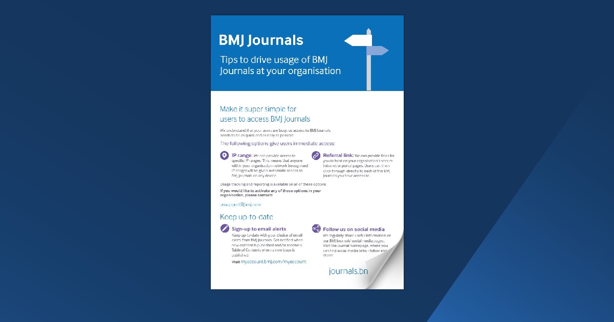 Tips for driving journals usage
