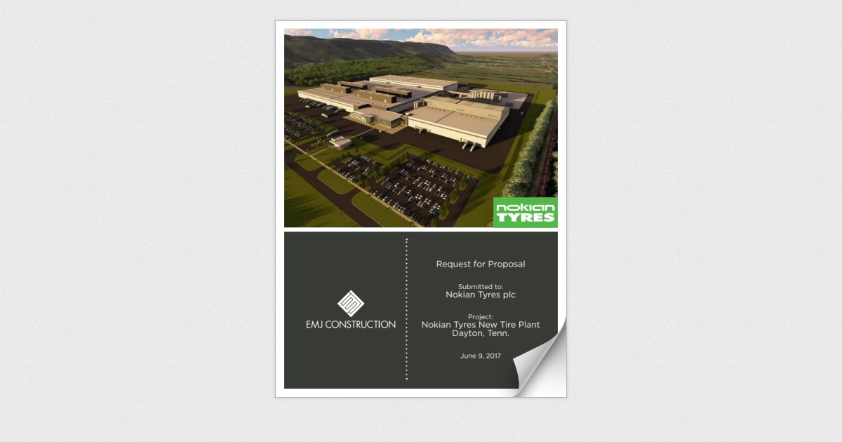 EMJ Proposal Nokian Tyres Dayton TN RFP 060917 Page 42