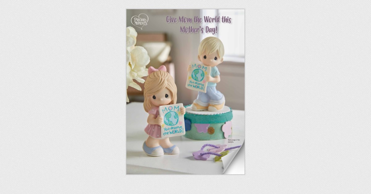 Precious Moments 152000 Have Your Cake & Eat It Too, Bisque Porcelain  Figurine , Pink : : Home