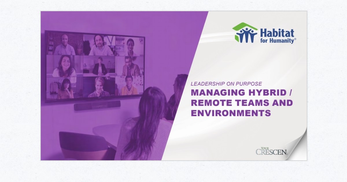 Habitat for Humanity Managing Hybrid Remote Teams Trai…