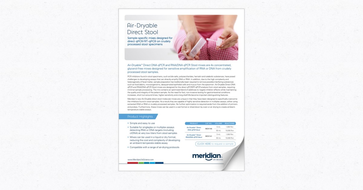 Meridian Air Dryable Direct Stool