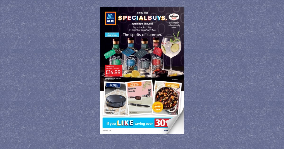 Aldi Uk Specialbuys Thur 06 Aug Sun 09 Aug