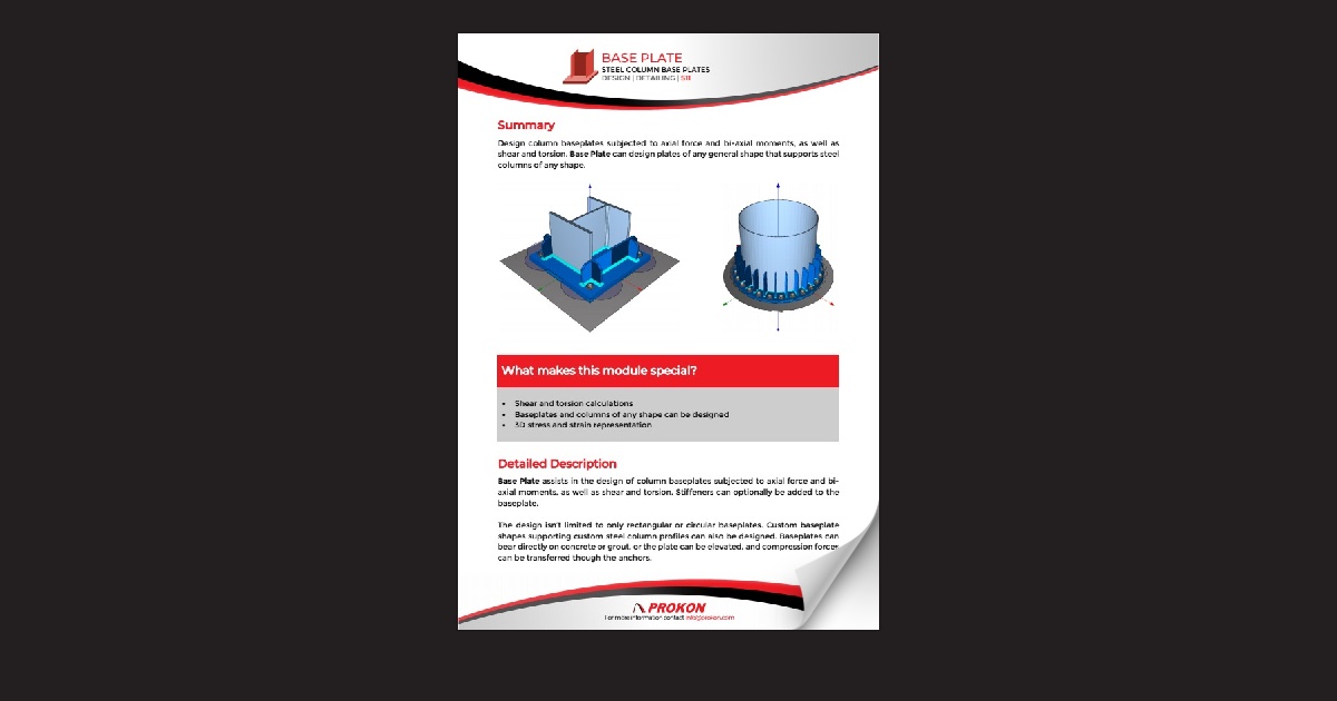 S11 Base Plate - Product Spec Sheet