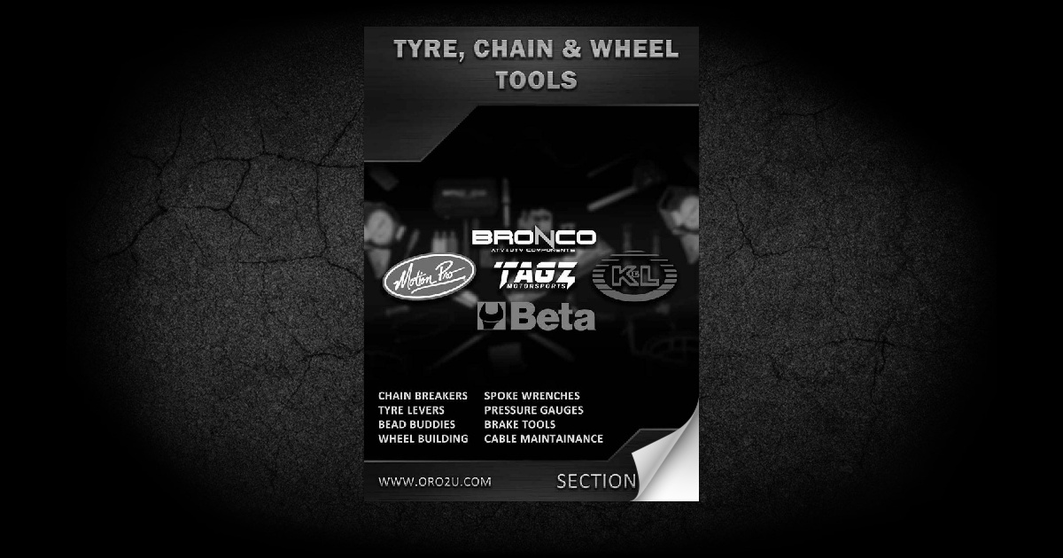 ORO2U Tools Catalogue - Section A - Tyre, Chain & Wheel. - Page 20