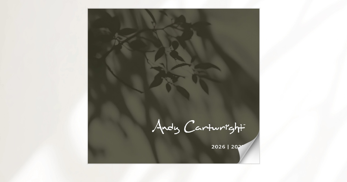 Andy Cartwright 2026-2027 catalogue cover