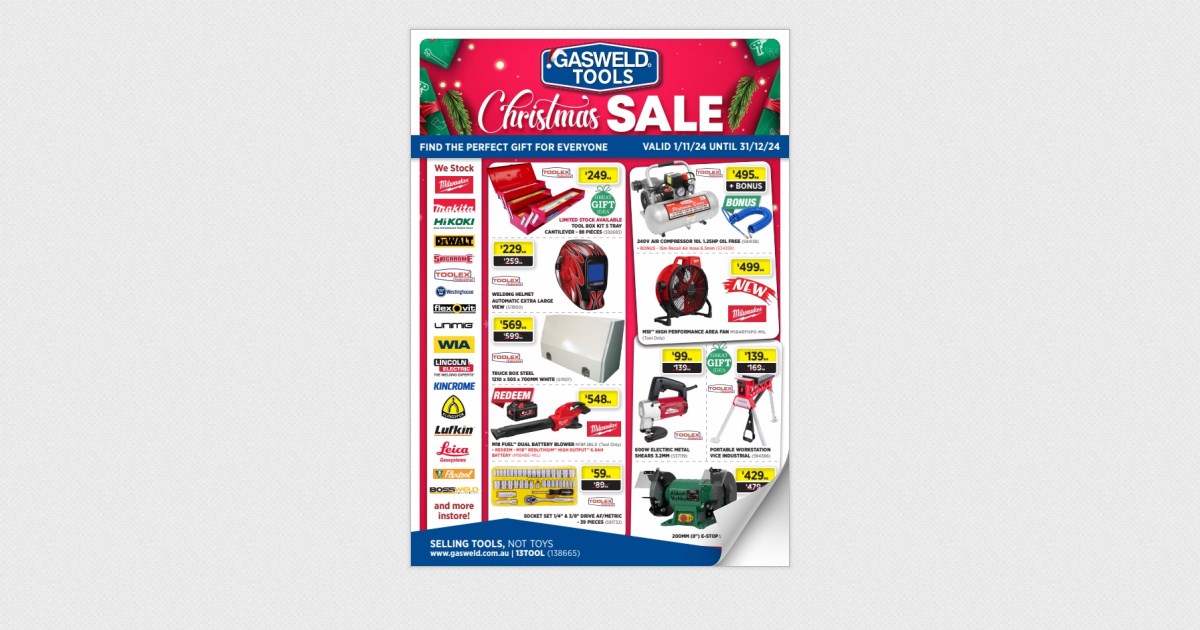 Gasweld christmas catalogue november december 2024 page 8