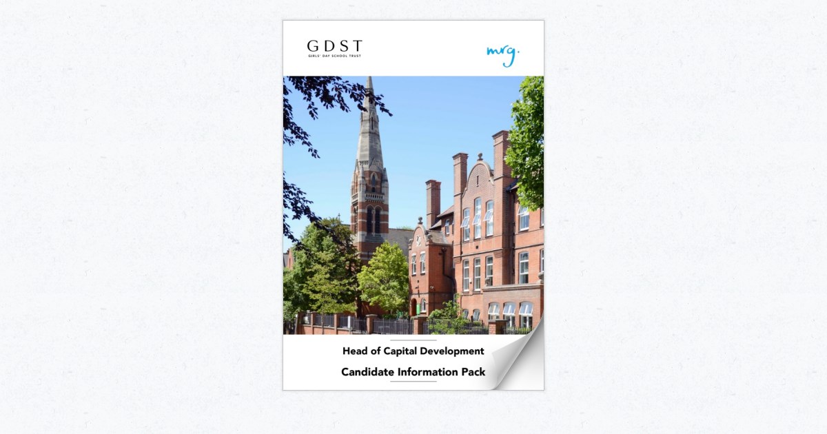 GDST - Head of Capital Development