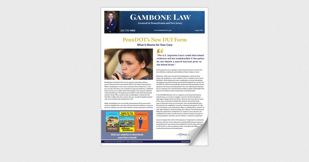 Gambone law august 2019