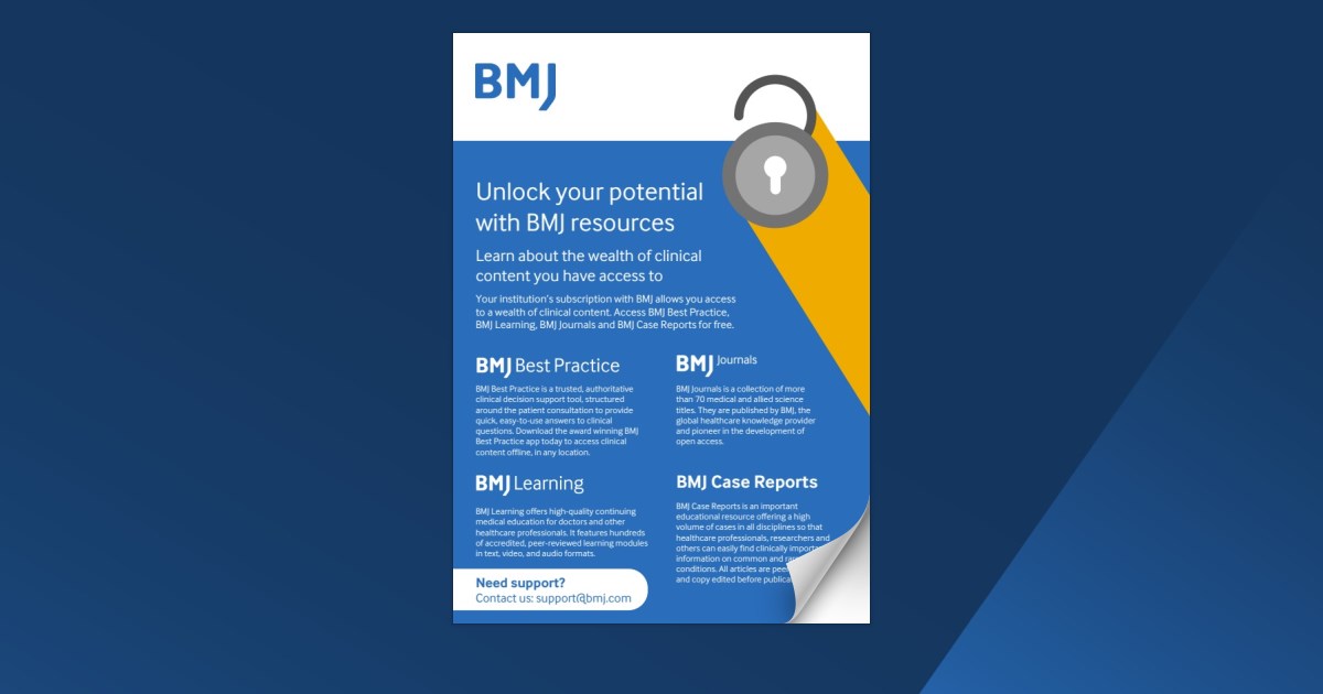 Bmj resources flyer