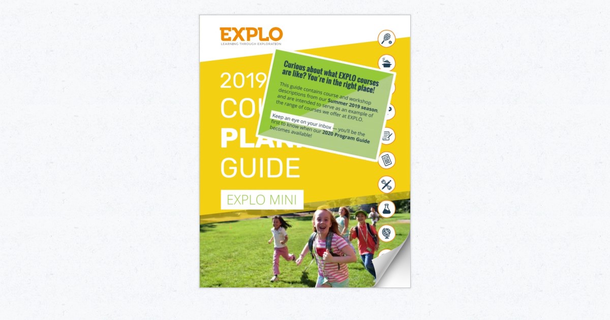 EXPLO Mini at Wheaton Course Planning Guide