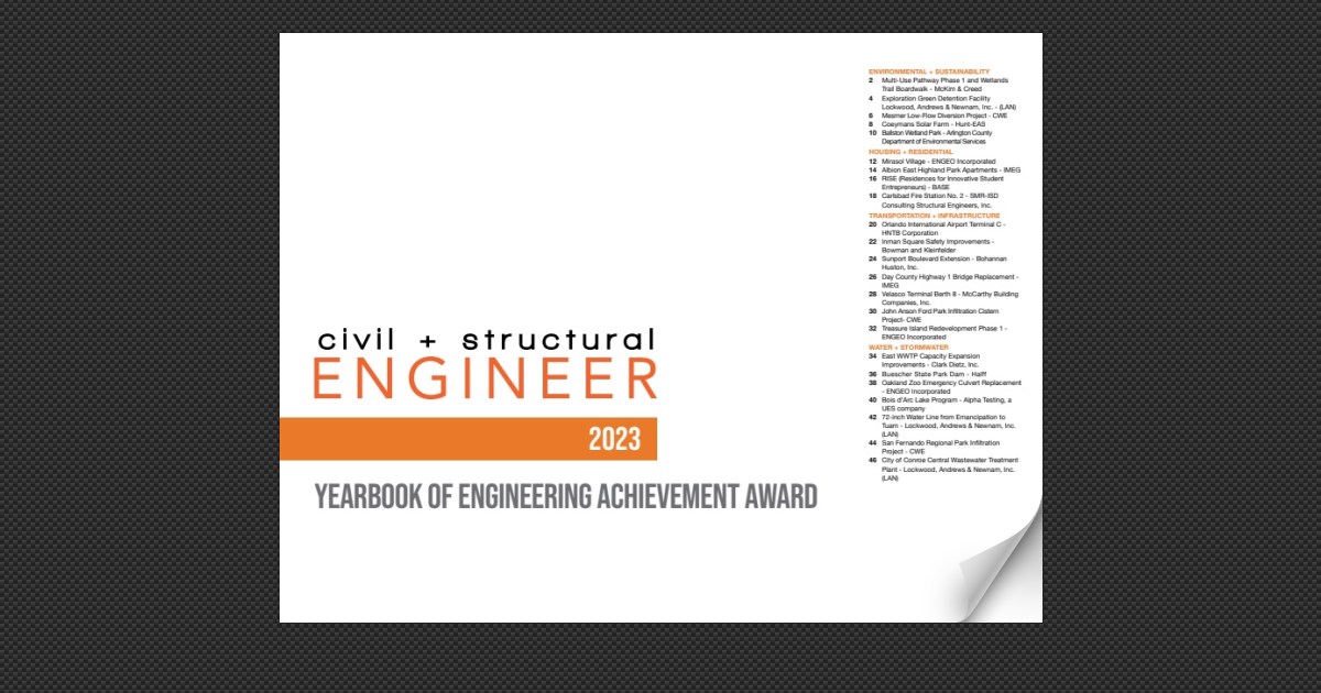 Yearbook of Engineering Achievement 2023 Entries