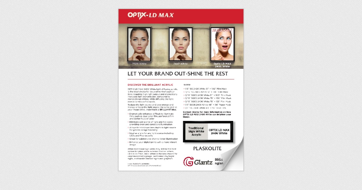 Plaskolite Optix LD MAX White