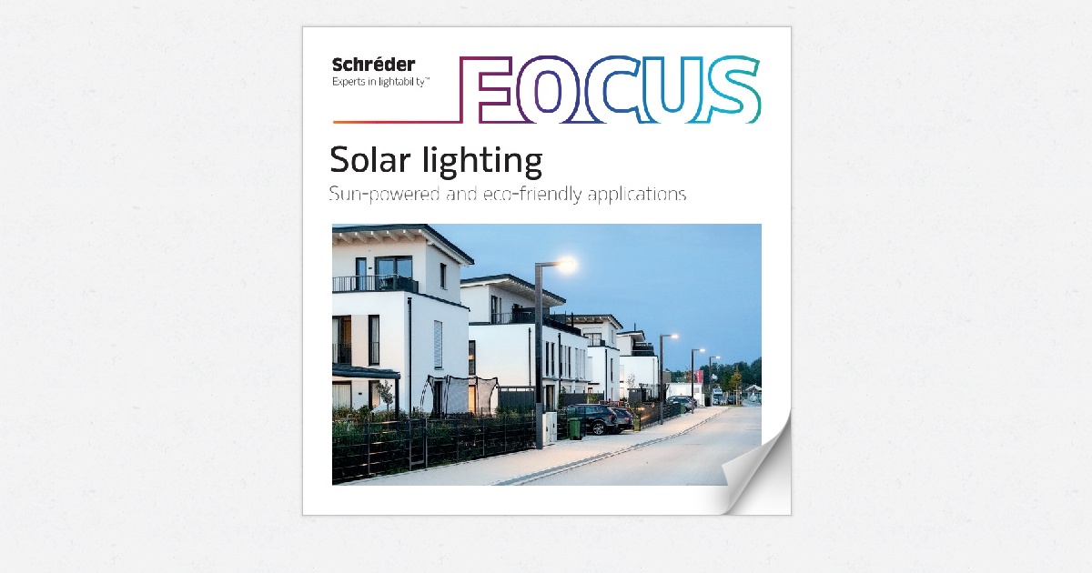 Schréder - Solar lighting designs