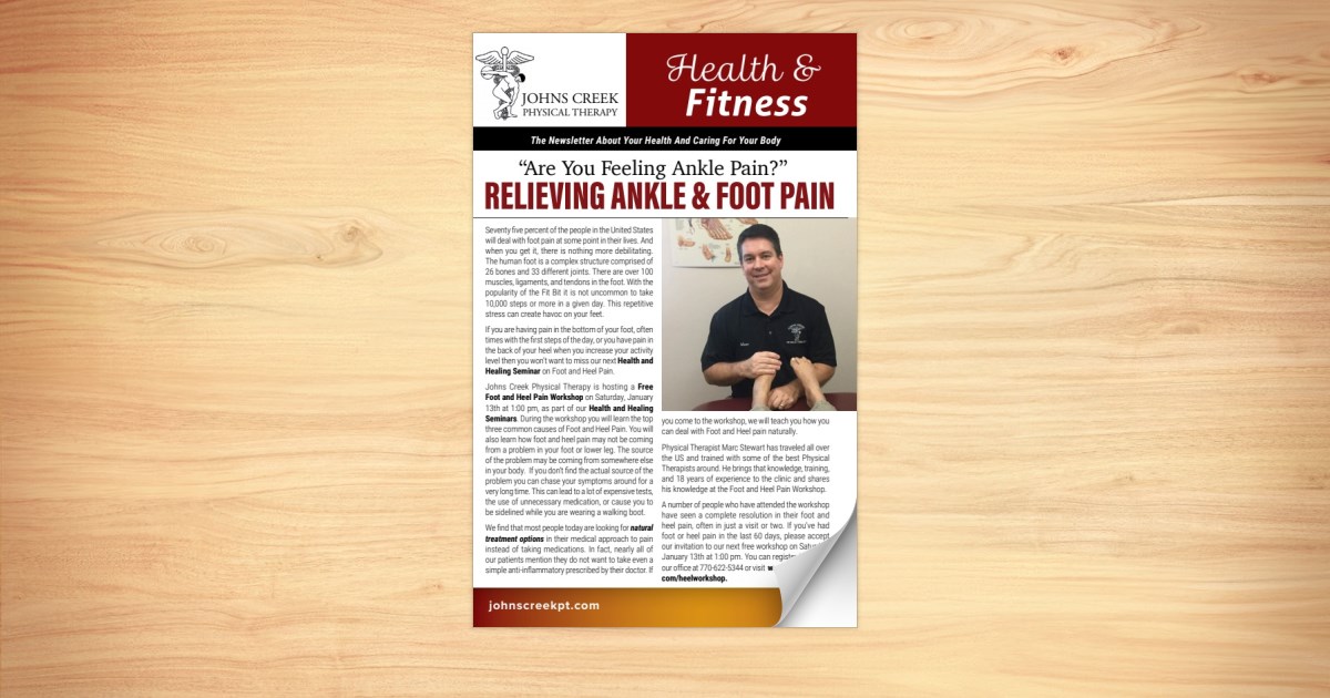 Johns Creek PT_Ankle and Foot Pain Relief