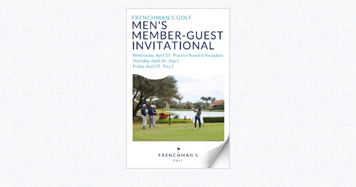 Men's Golf Member-Guest Invitational Booklet