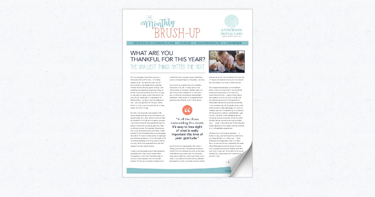 Anderson Dental Care - November 2018