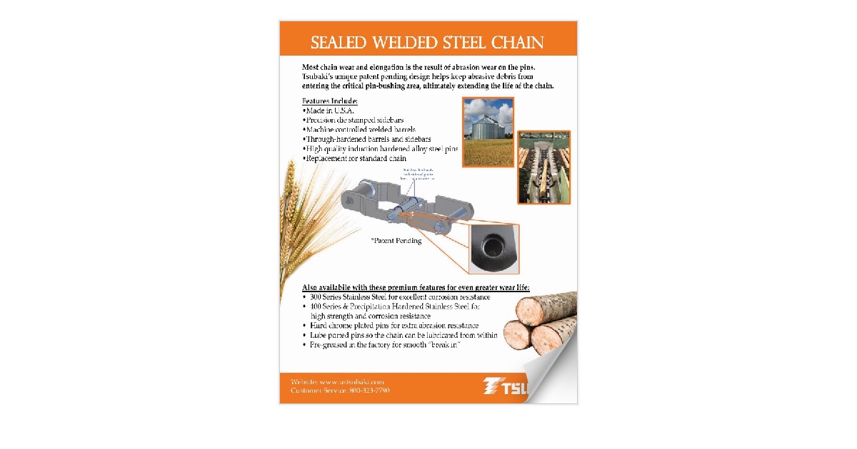 Sealed Welded Chain Steel Chain Flyer
