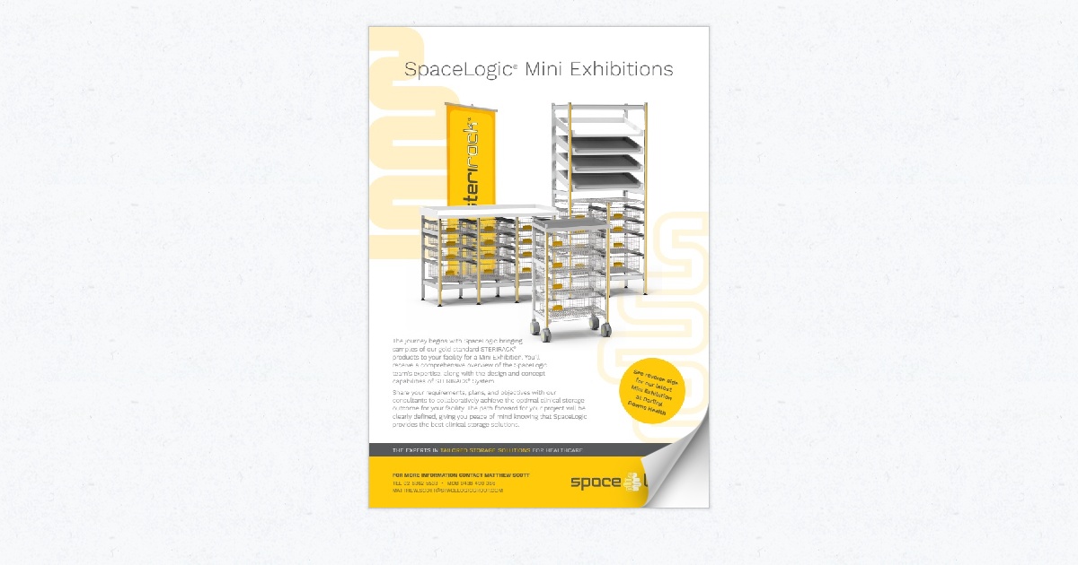 SpaceLogic Mini Exhibitions - STERIRACK System in action!