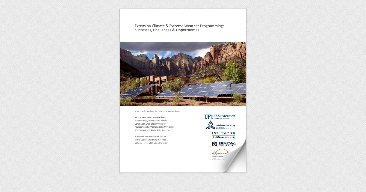 Extension Climate/Extreme Weather Programming
