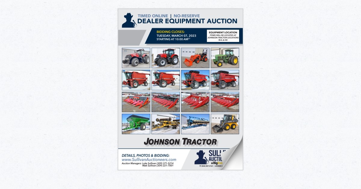 Johnson Tractor Sale Bill