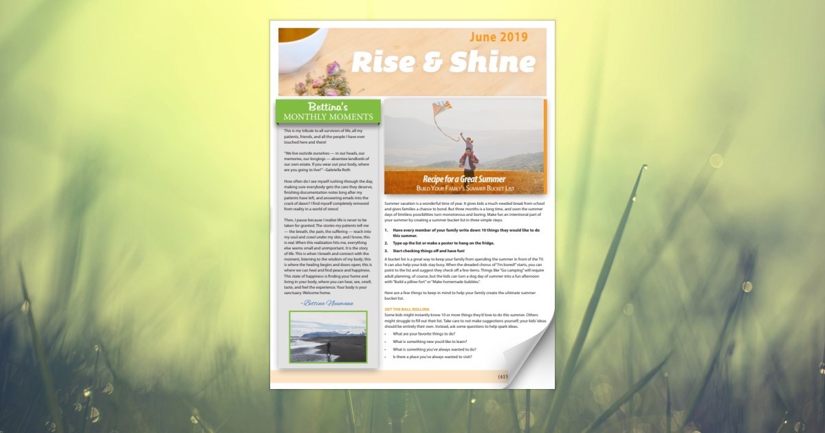 Rising Sun Physical Therapy June 2019