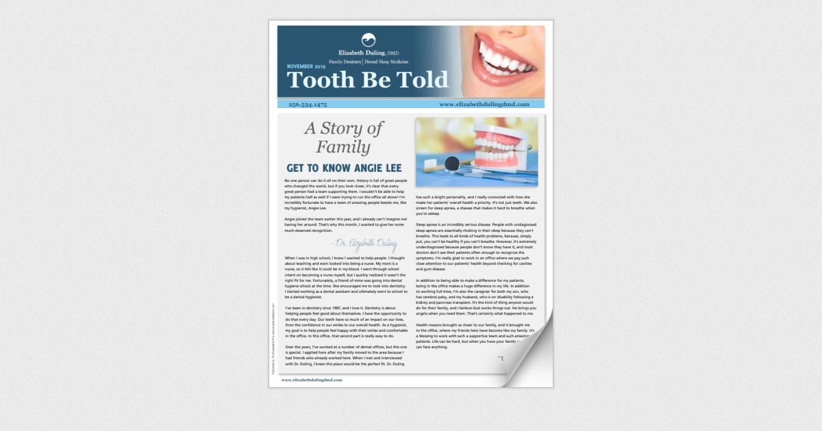 Cove Family Dentistry November 2019
