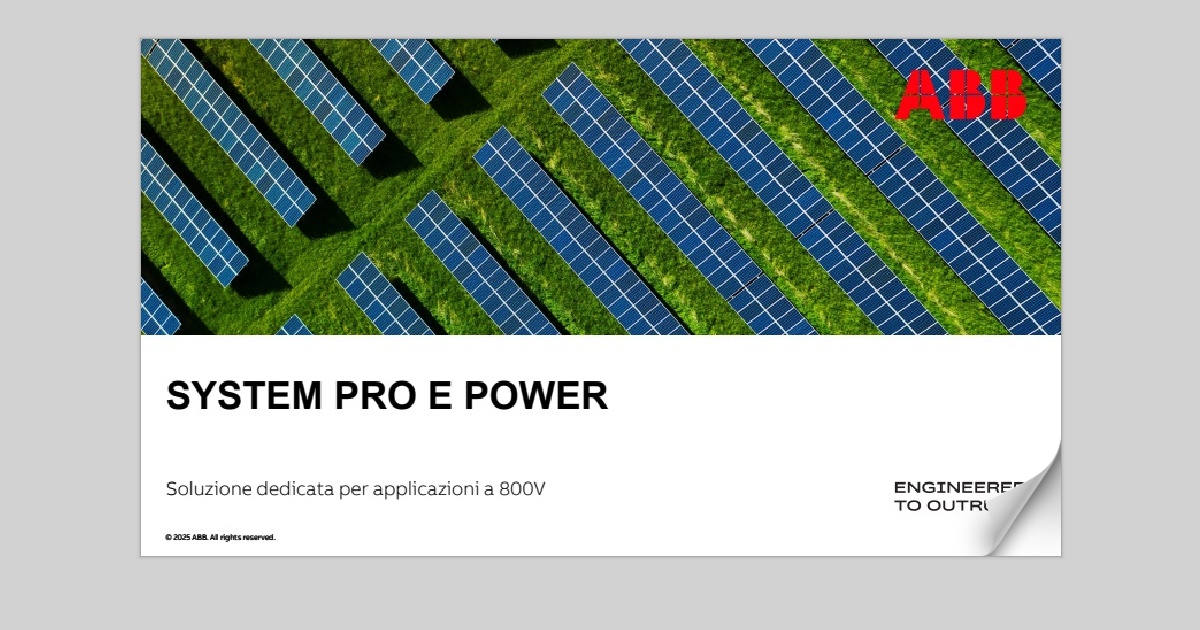 System Pro E power 800V AC fronte quadro - Page 4