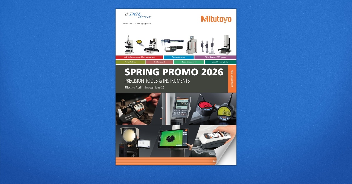 Mitutoyo Precision Instruments Spring Promo 2026 USA