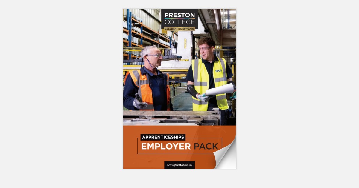 Preston College Apprenticeships Employer Pack 2024