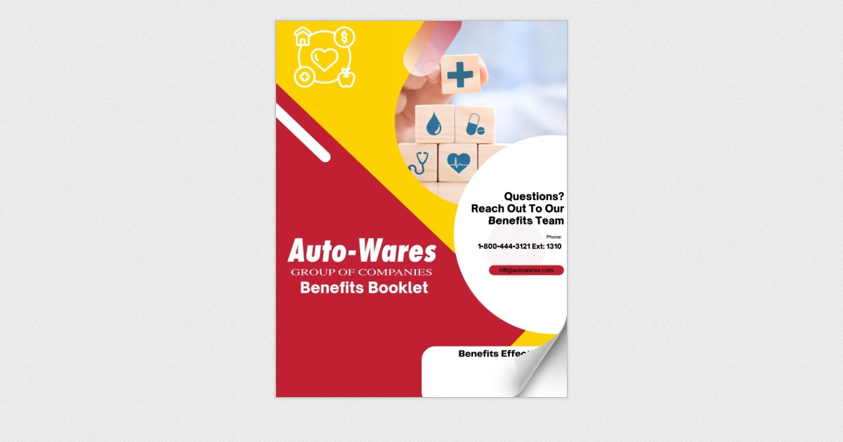 Auto-Wares Benefits Package Book - Page 14