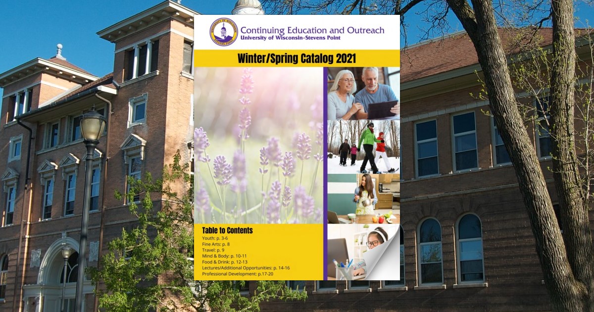 UWStevens Point Continuing Education Catalog Page 3