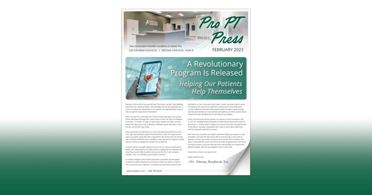 Professional Physical Therapy February 2023