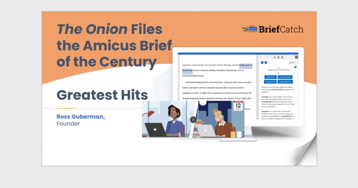 Email Required The Onion Amicus Brief Greatest Hits