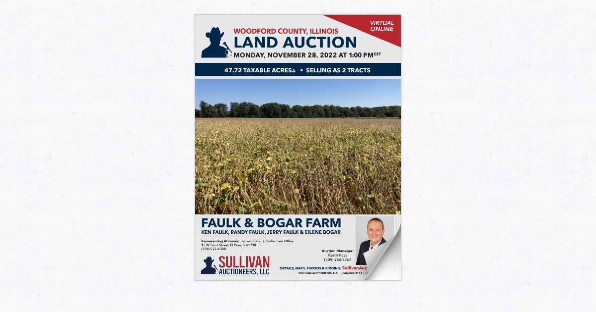 Faulk & Bogar Sale Bill