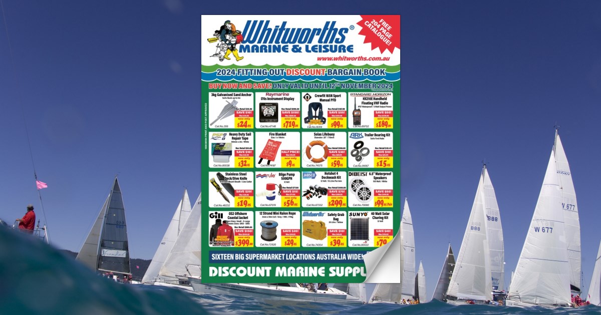Whitworths Marine & Leisure 2022 Winter Bargain Book Page wichard
