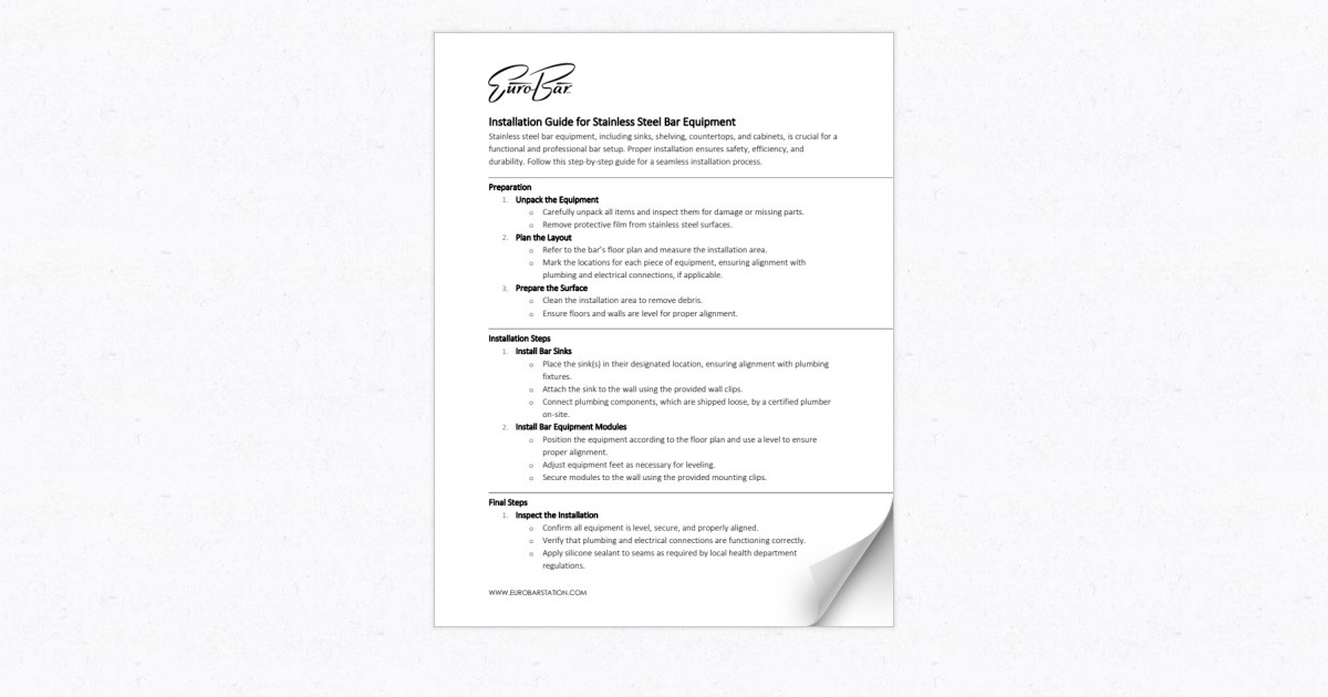 eurobar-installation-instructions
