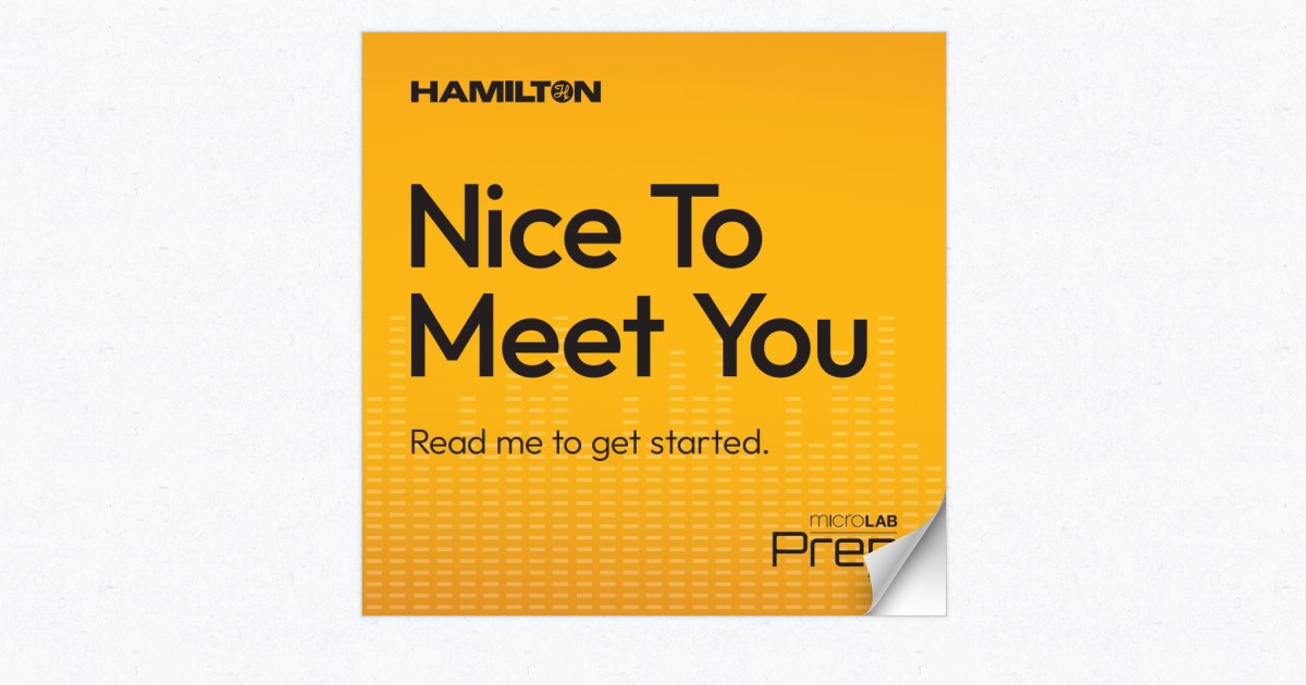 Microlab® Prep™ Welcome Packet