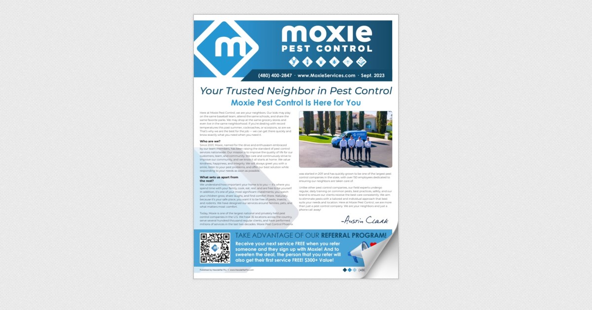 Moxie Pest Control September 2023