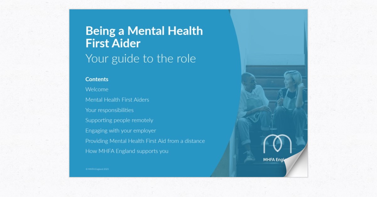 What Is The Role Of Mental Health First Aider