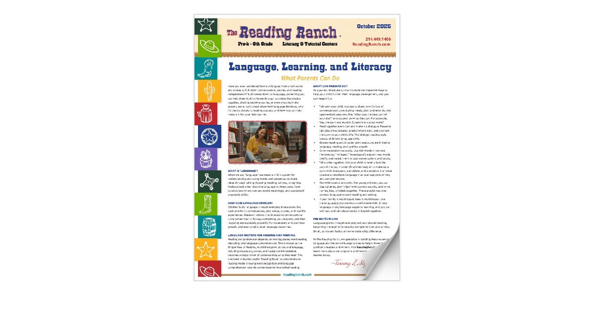 The Reading Ranch - October 2025
