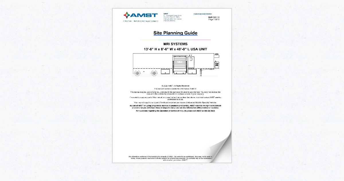 Siemens Mobile MRI Site Planning Guide