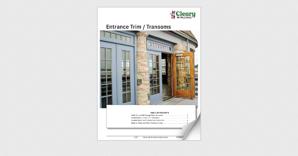 Exterior Transoms