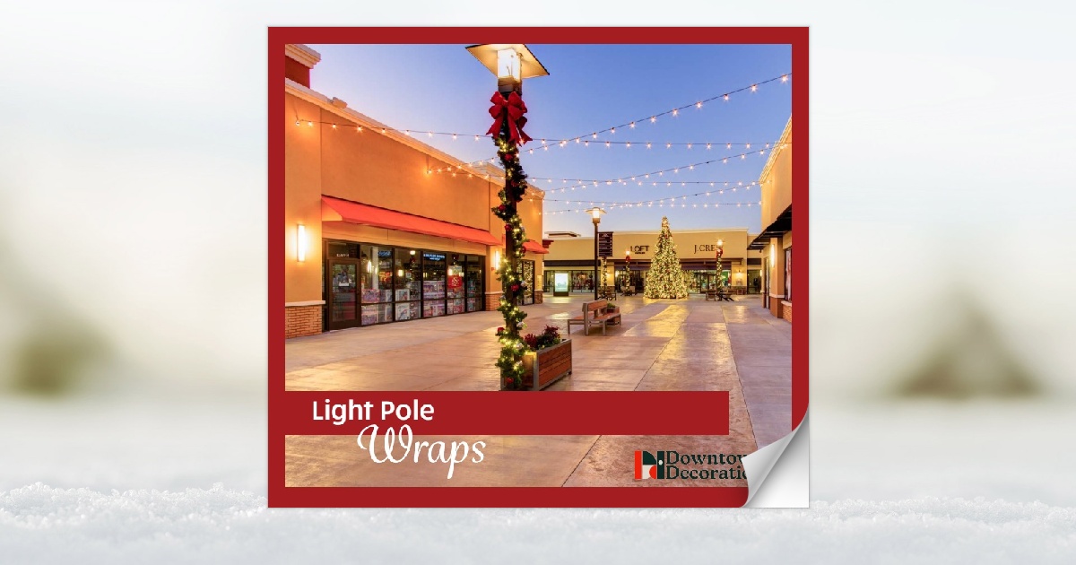 Holiday Pole Wraps
