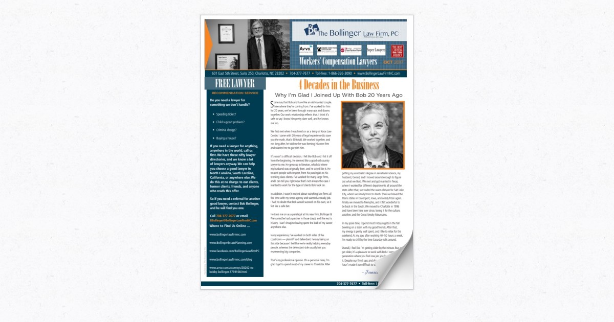 Bollinger Law Firm PC Oct 2017