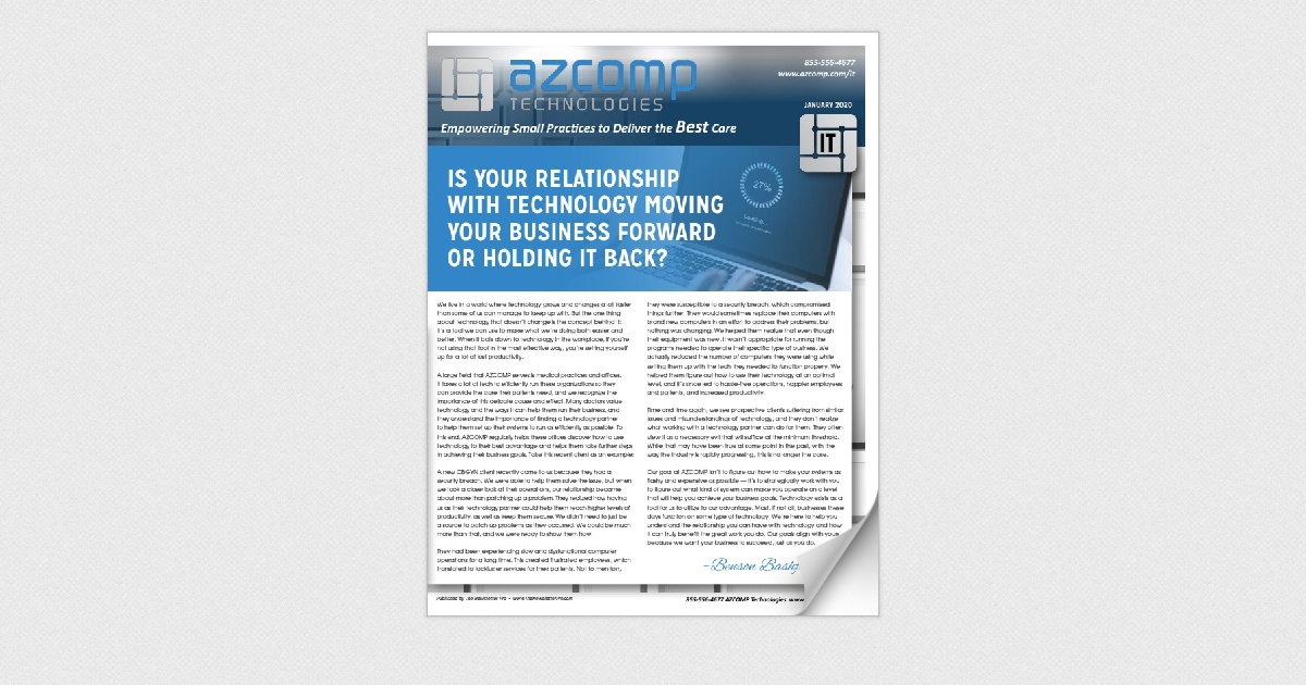AZCOMP Technologies IT January 2020
